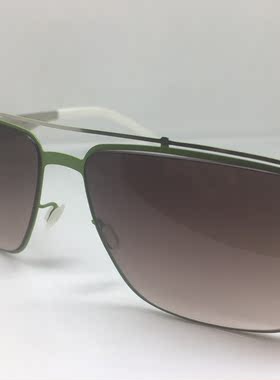 德系无螺丝AC! BERLIN model Weeso 绿色大框飞行员太阳镜墨镜