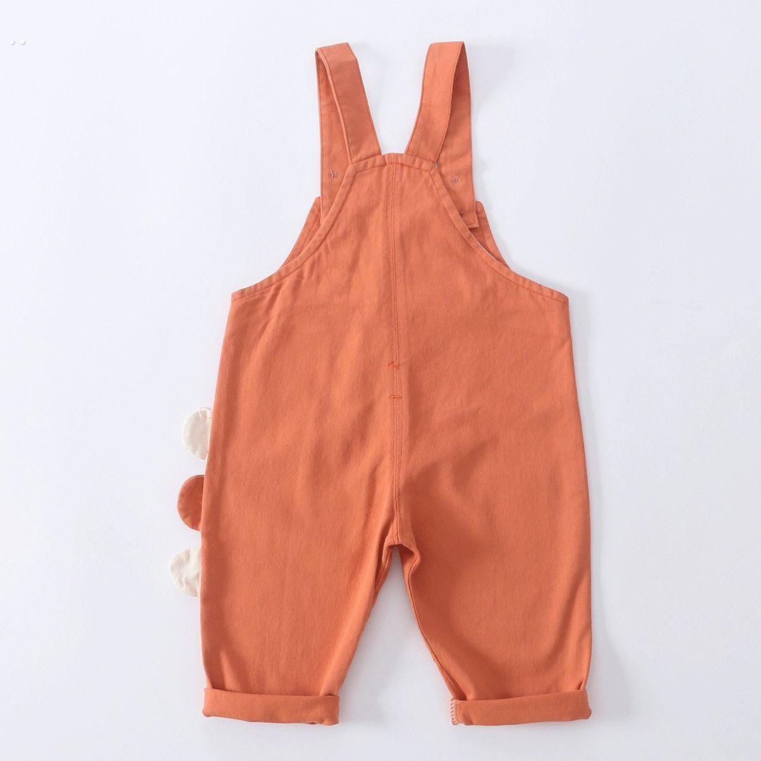 宝宝牛仔背带裤2025婴幼儿春秋装女童洋气0123岁男童春秋连体长裤 - 图2
