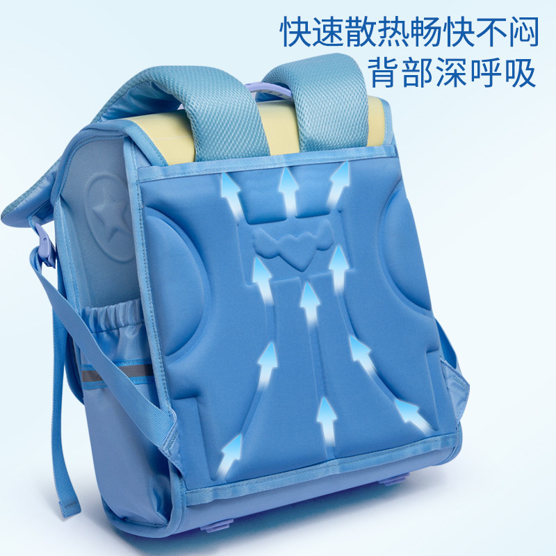 横版小学生男童一三六年级帅气书包 尼凰双肩背包