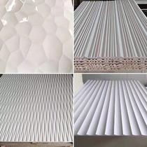 Brief Wave Plate Decoration Panel Blue Blue Wavy Decorative foreground TV background wall Flame Retardant Styling Ripple