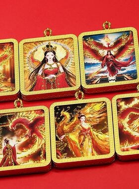 彩金唐卡龙女玉凤观音九天玄女五