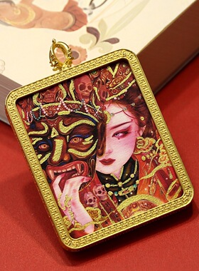手绘描金唐卡画芯本命佛文殊扎基
