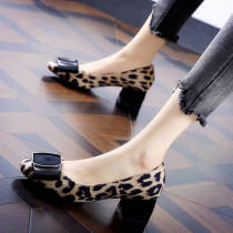 Hong Kong 2022 spring and summer new BAO WEN High heel shoe 100 hitch heel heel retro square head heel fashion work single shoe