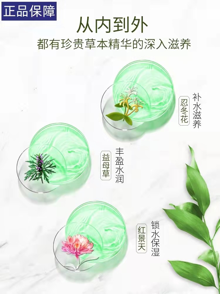 百雀羚臻美水嫩倍现面部护理洁面装 巴罗夫化妆品面部护理套装