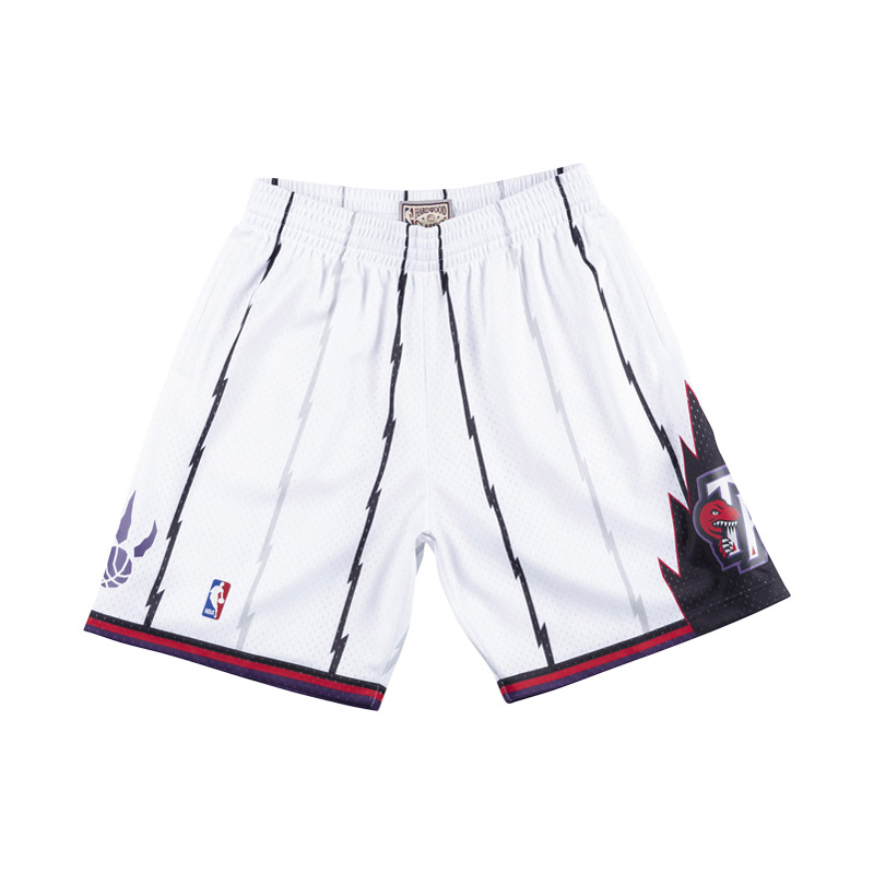 Mitchell Ness复古篮球裤SW球迷版NBA猛龙队麦迪1998赛季男士短裤