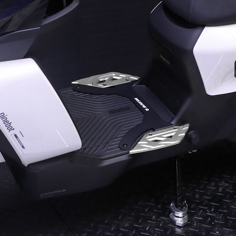 欧老师适用九号电动车CZ90机械师二代MMAX2铝合金改装前后脚踏板 - 图2