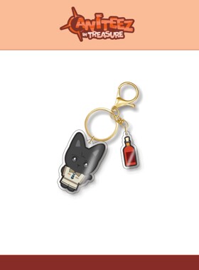 ATEEZ 亚克力钥匙扣 ANIEEZ动物塑钥匙配饰 包包挂件 明星周边