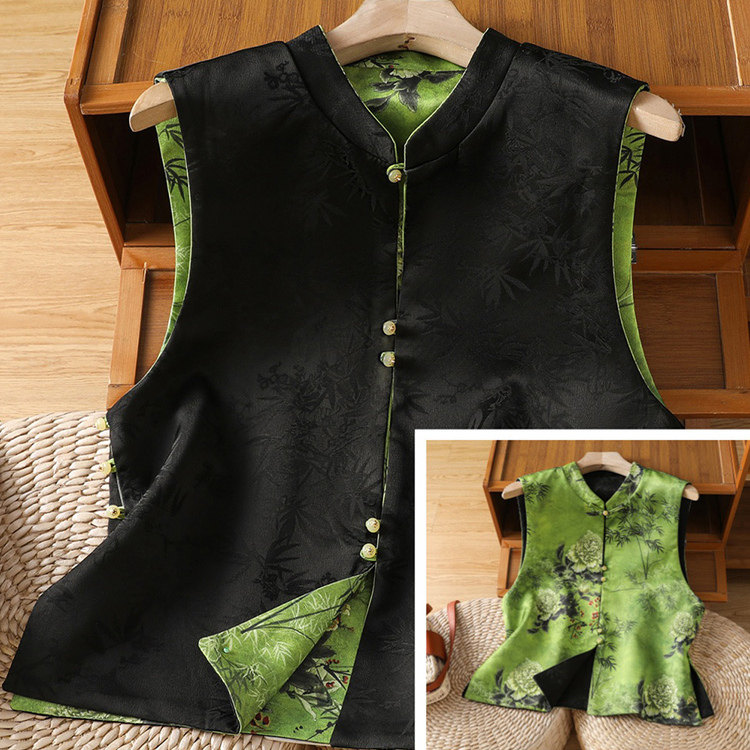 2025新款爆款巨好看新中式国风马甲外套女秋外穿时髦洋气坎肩马夹,淘宝优惠券,粉丝福利购,淘宝优惠卷