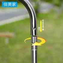 2022 Jiameis home folding sunburn Stainless Steel Balcony Outdoor Patio Ground Large Sunburn rack