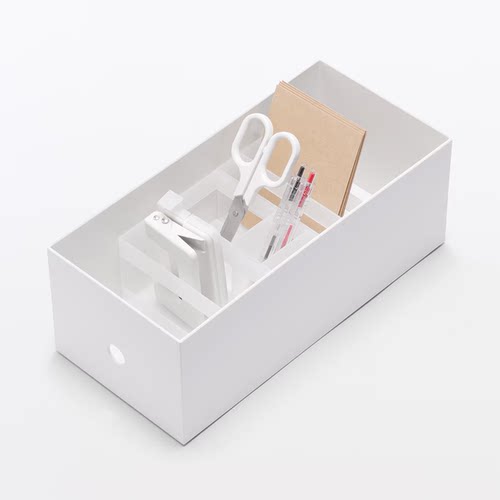 部分现货 新品日本muji无印良品 分隔收纳笔插笔筒小物整理 - 图3