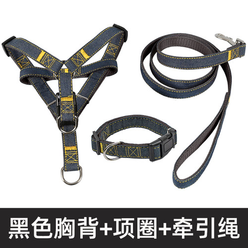狗狗牵引绳大型中型小型犬狗链子狗项圈泰迪金毛遛狗绳子宠物用品 - 图3