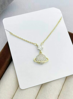 简约小众爱心音符女锁骨链百搭