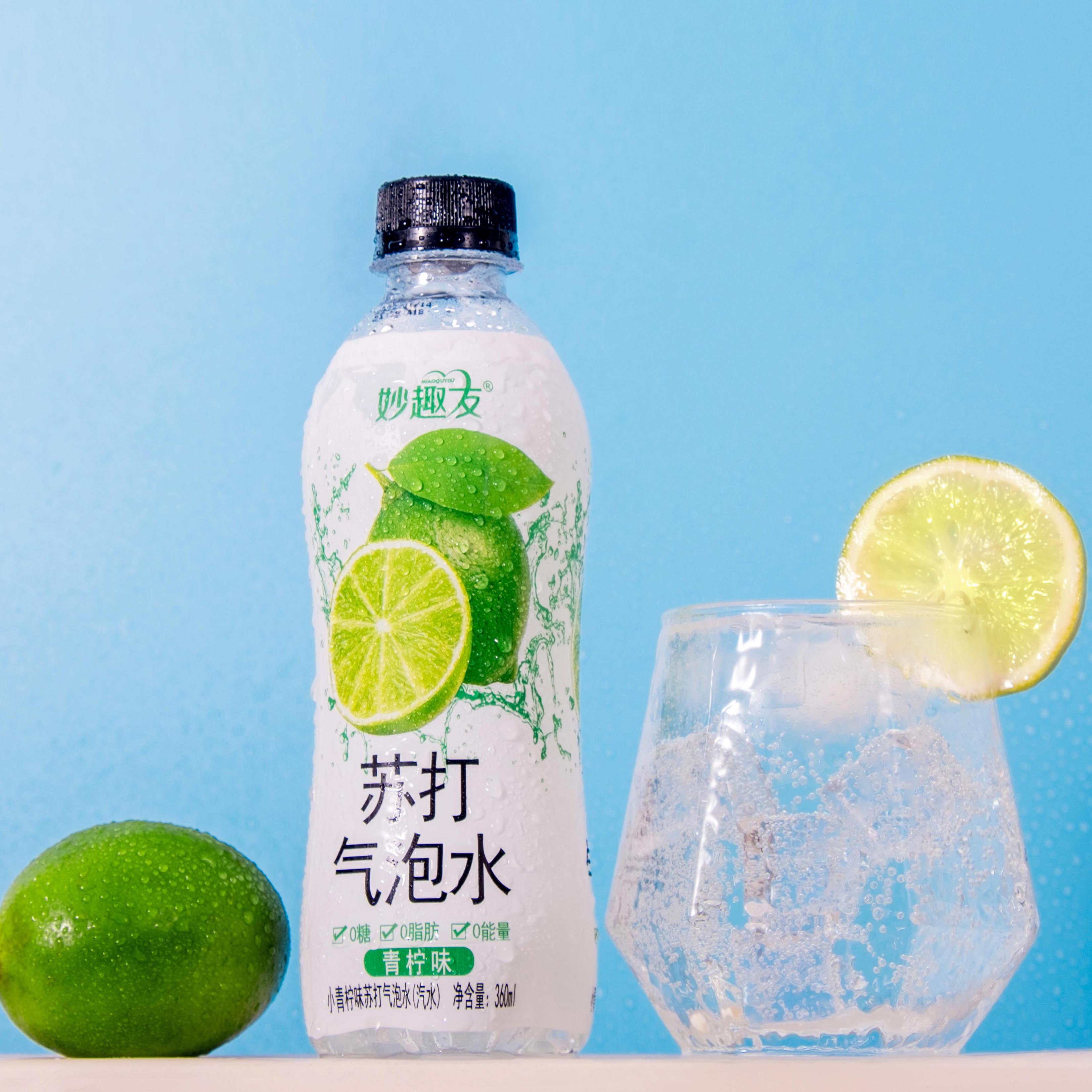 苏打气泡水夏日水果味0糖0脂0卡360ml*6瓶混合口味整箱汽水饮料 - 图2