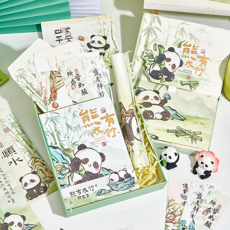 毕业生日礼物女生送闺蜜实用熊猫伴手礼小礼品初高中高考文具礼盒
