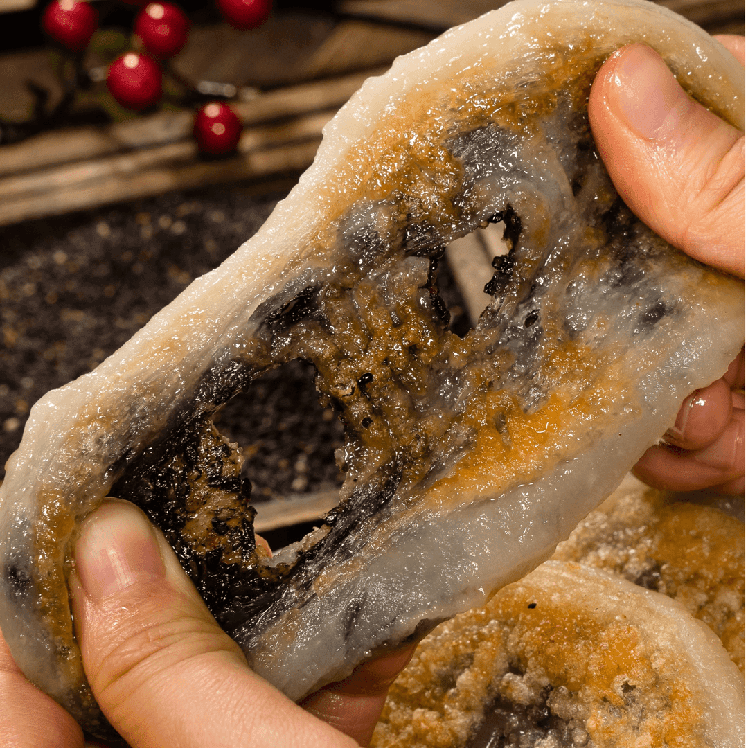 黑芝麻糍粑正宗传统特产红糖麻糍糕点早餐小吃糯米真空手工包馅 - 图2