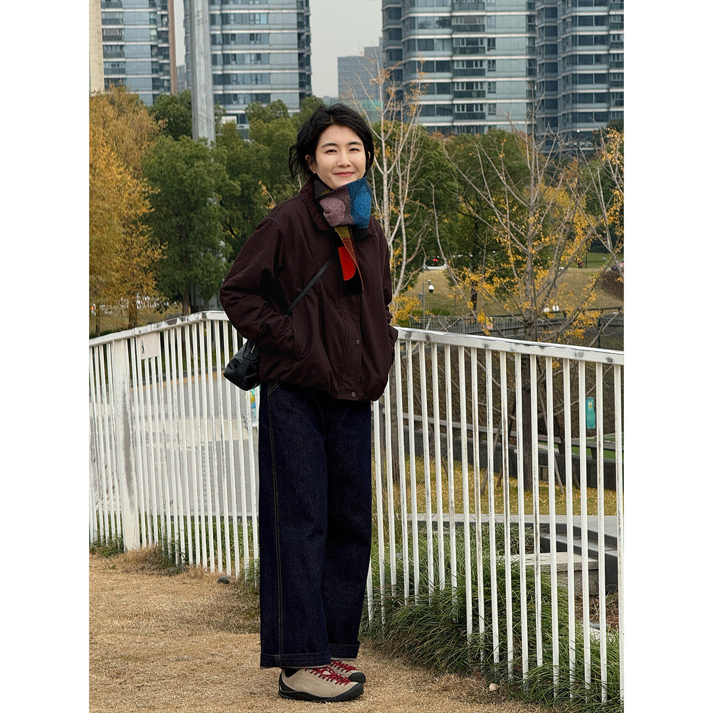 周浪清咖色老钱风夹克棉服女款2025新款冬季保暖棉衣短款夹棉外套,淘宝优惠券,粉丝福利购,淘宝优惠卷