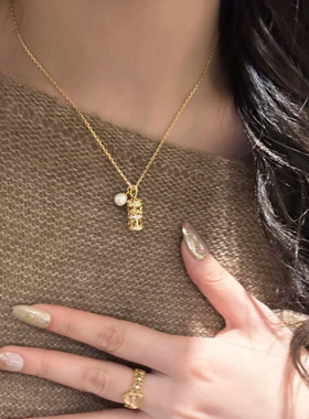 法国Gentle Motto【玲珑宝珠】中式轻奢时尚重工项链复古高级