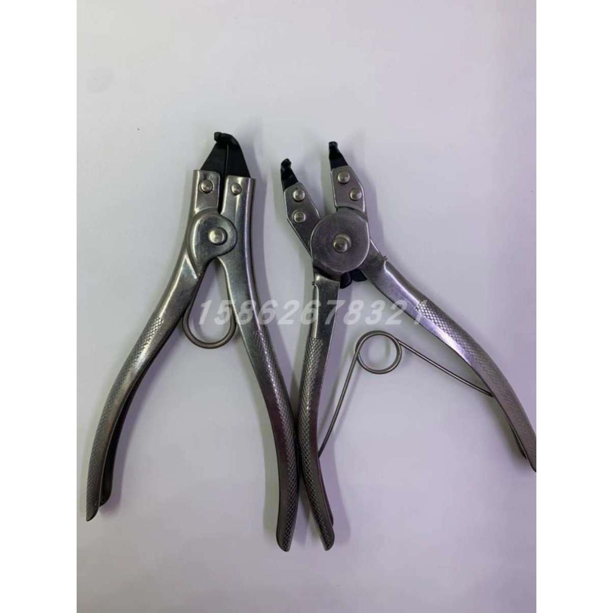 日本世霸不锈钢卡簧钳小卡簧细头卡簧钳内卡外卡小孔用轴用0.9mm - 图3