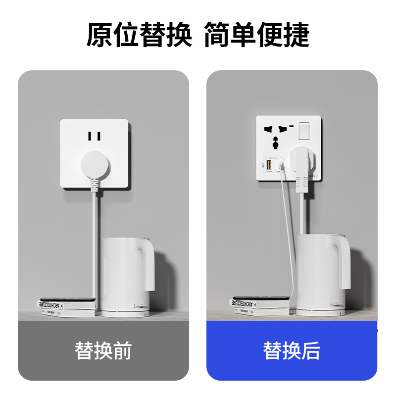 86型暗装多功能一开六孔开关插座20W快充Tyep-c口USB充电万用港式,淘宝优惠券,粉丝福利购,淘宝优惠卷