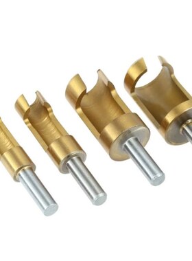 Golden 4Pcs/set 6mm 8mm 13mm 16mm Round Shank Titanium Coate