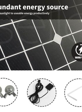 150W Solar Panel Kit 12V USB With 30A Solar Charger Controll