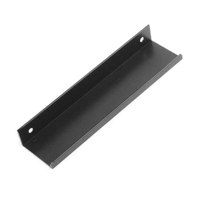 Black Hidden Cabinet Handles Zinc Alloy Kitchen Cupboard Pul - 图3