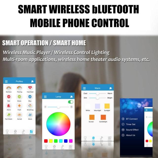 Unique 300W RGB Dimmable Music Ceiling Lamp Remote&APP contr - 图2