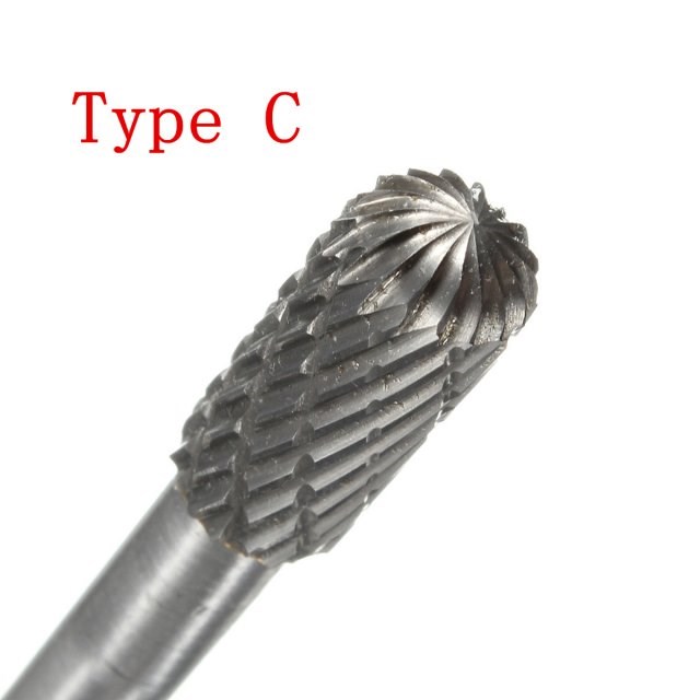 1PC Type A/C/D/F/G 6*8MM Head Tungsten Carbide Rotary Tool P - 图1