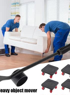 5pcs Portable Professional Furniture Transport Roller Lifter