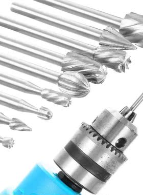 20PCS Drill Bit Set Router Bits Woodworking File Rasp Drill
