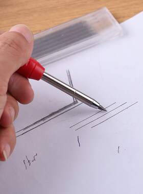 Solid Carpenter Pencil Set with 24 Refill Woodwork Lead Pen