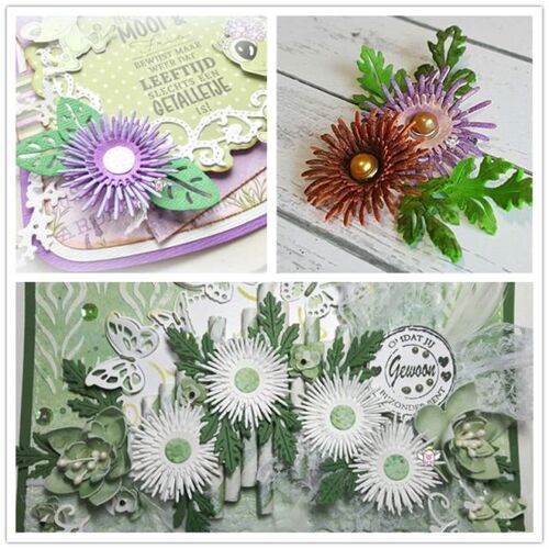 7Pcs New Flower leaf Metal cutting dies cut die mold  Scrapb - 图1