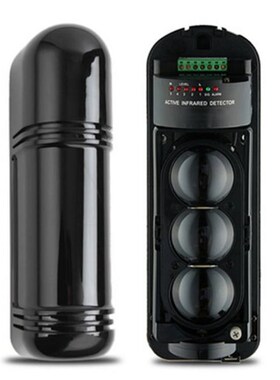 Home Security Double Beam Infrared Detectors Outdoor Waterpr