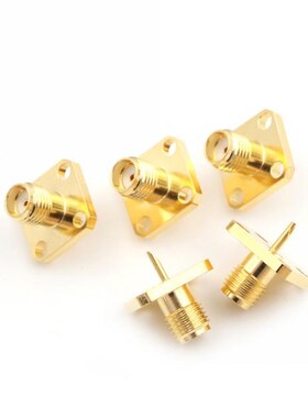 5 Pcs Per Lot SMA Female Jack Chassis Flange Panel Mount Ada