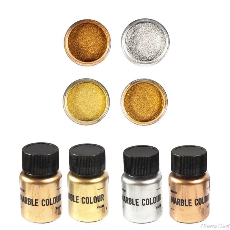 4 Color Mirror Metal Texture Pearl Powder Epoxy Resin Colora - 图0