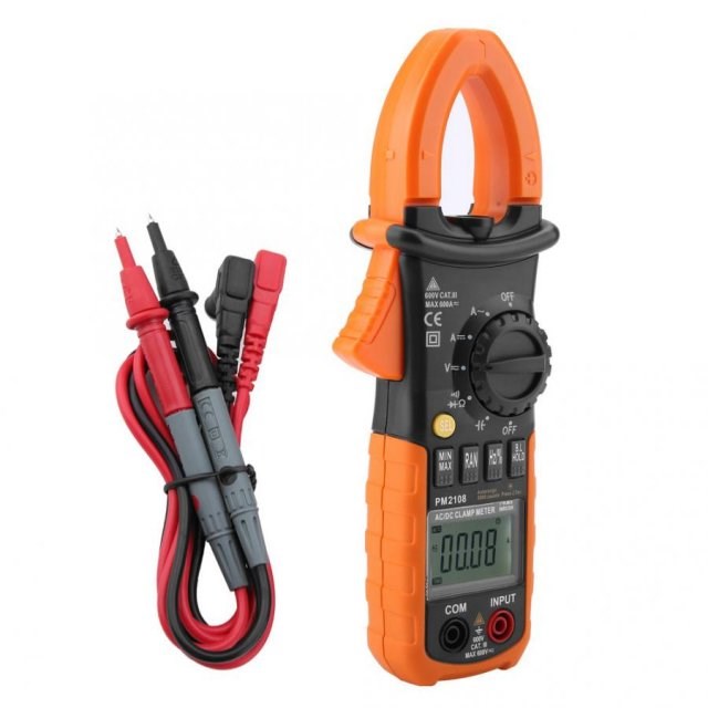 PM2108 Portable Digital AC/DC Clamp Meter Multimeter Current - 图1