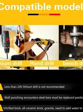 Alloy triangle drill bit glass ceramic vitrified tile full t