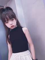 Cold Pussy Custom Girl Baby Pure Cotton Vest Sleeveless Harness High Waist Jazz Dance Performance Out of parent-child style