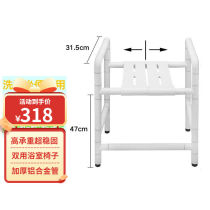 Elderly sitting armrest bath chair Dual-use Makeup room Stainless Steel Seniors Physically And Mentally Handicapped Persons Nylon Bath stool Toilet Chair