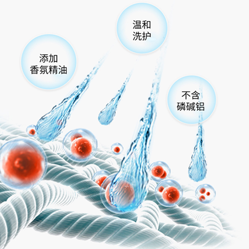 260g加量装洗衣粉家用净白去污渍便携手洗机洗实惠补充装组合 - 图1