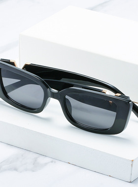 英国moleubak新款方框太阳镜 欧美时尚v字眼镜 个性ins潮流墨镜