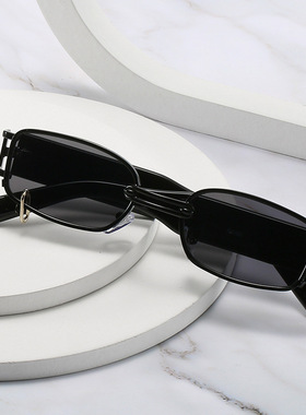 英国moleubak新款太阳镜女太阳眼镜潮 穿耳环方框眼镜sunglasses