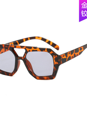 英国moleubak欧美双梁不规则太阳镜新款复古个性太阳眼镜潮流
