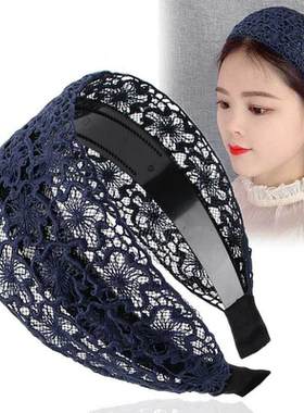 发箍女宽边洗脸发饰韩版带齿防滑