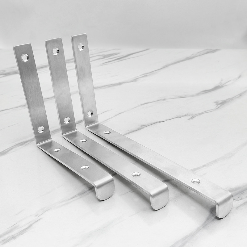 墙上三角支架不锈钢隔板固定托层板支撑架L型墙壁悬空木板置物架 - 图2