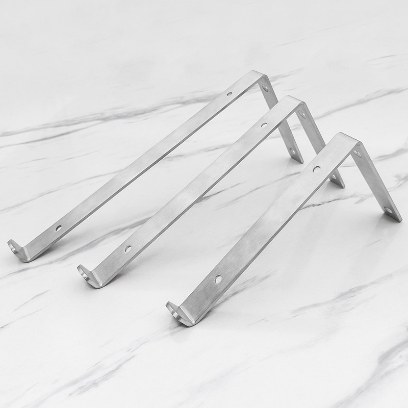 墙上三角支架不锈钢隔板固定托层板支撑架L型墙壁悬空木板置物架 - 图3