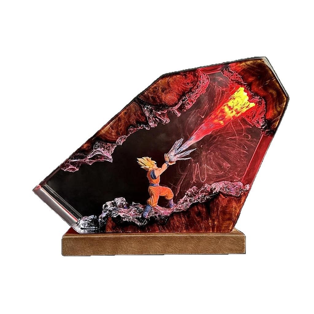 创意爆款灯LampResinEpoxy手工制作龙珠孙悟空树脂灯礼物桌面摆件,淘宝优惠券,粉丝福利购,淘宝优惠卷