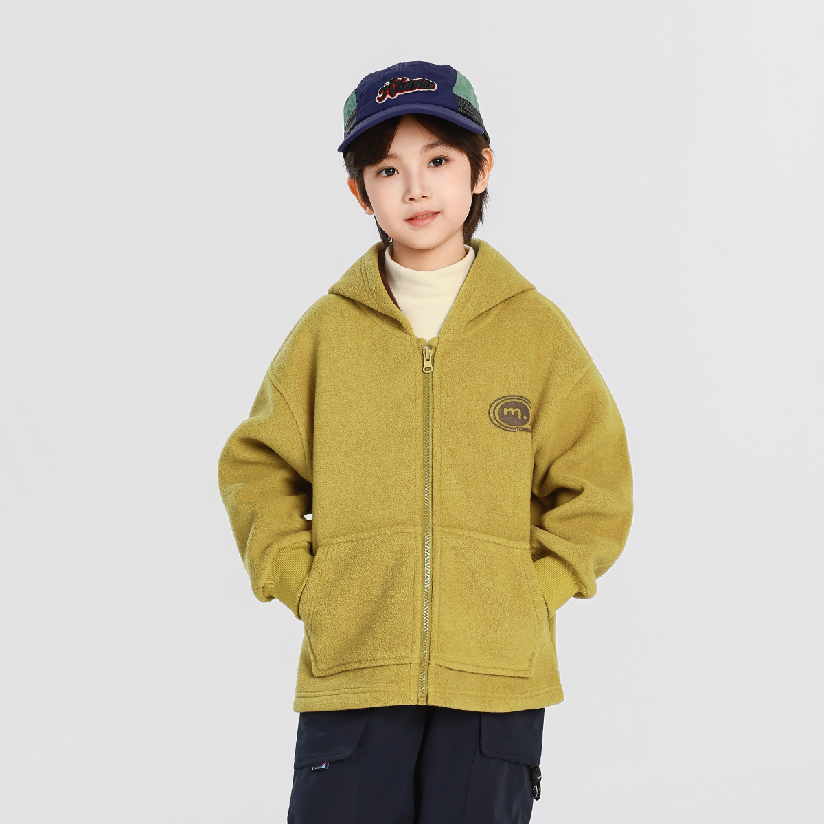 男童摇粒绒外套2025冬装新款秋冬款儿童男孩加厚保暖双面绒上衣 - 图3