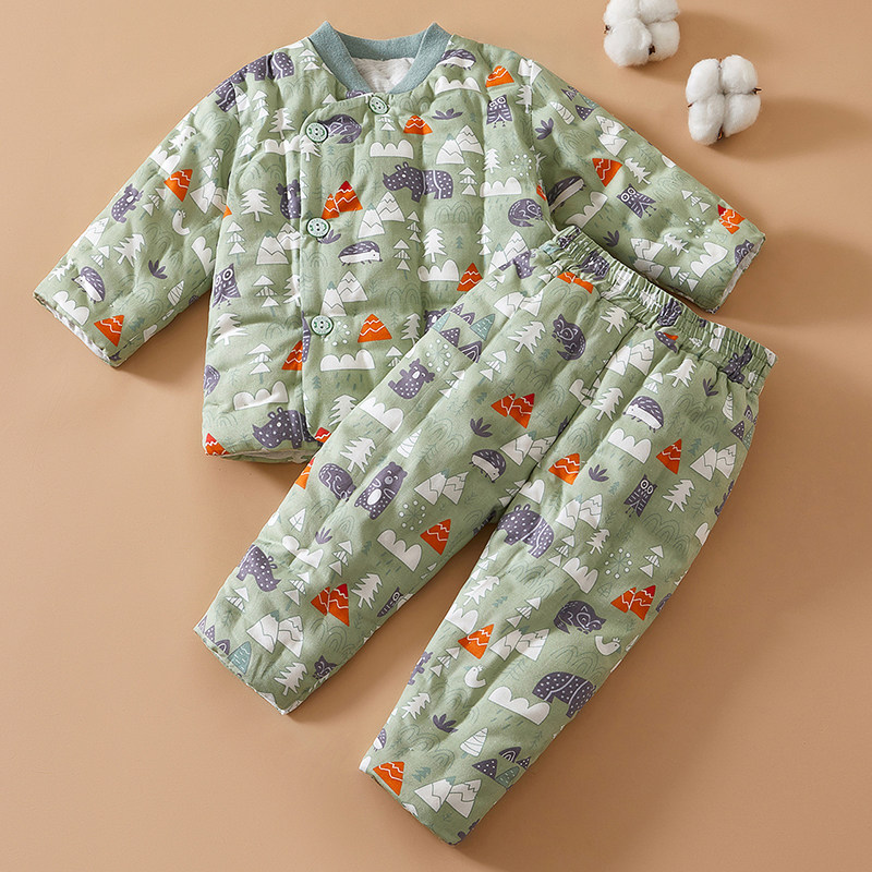 婴幼儿冬季加厚手工纯棉花棉袄棉裤套装儿童居家外出保暖棉衣棉服,淘宝优惠券,粉丝福利购,淘宝优惠卷