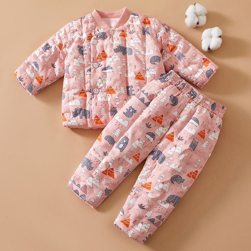 婴幼儿冬季加厚手工纯棉花棉袄棉裤套装儿童居家外出保暖棉衣棉服,淘宝优惠券,粉丝福利购,淘宝优惠卷